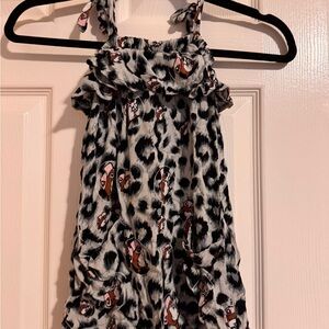 Buc-ee’s Toddler Leopard Print Ruffle Dress